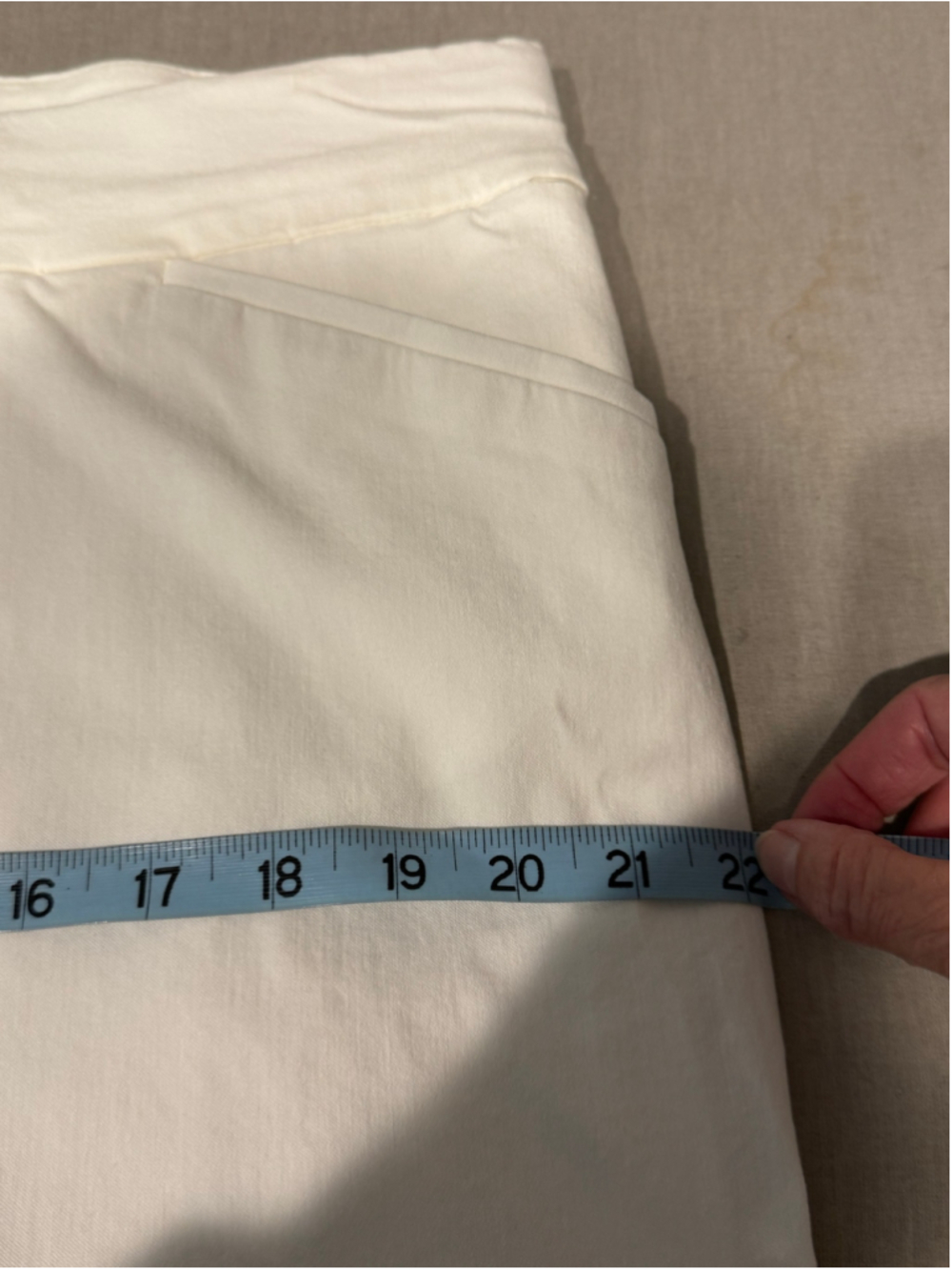 Women's Chico's Perfect Stretch Mini Skort White Size 3X - Picture 10 of 11